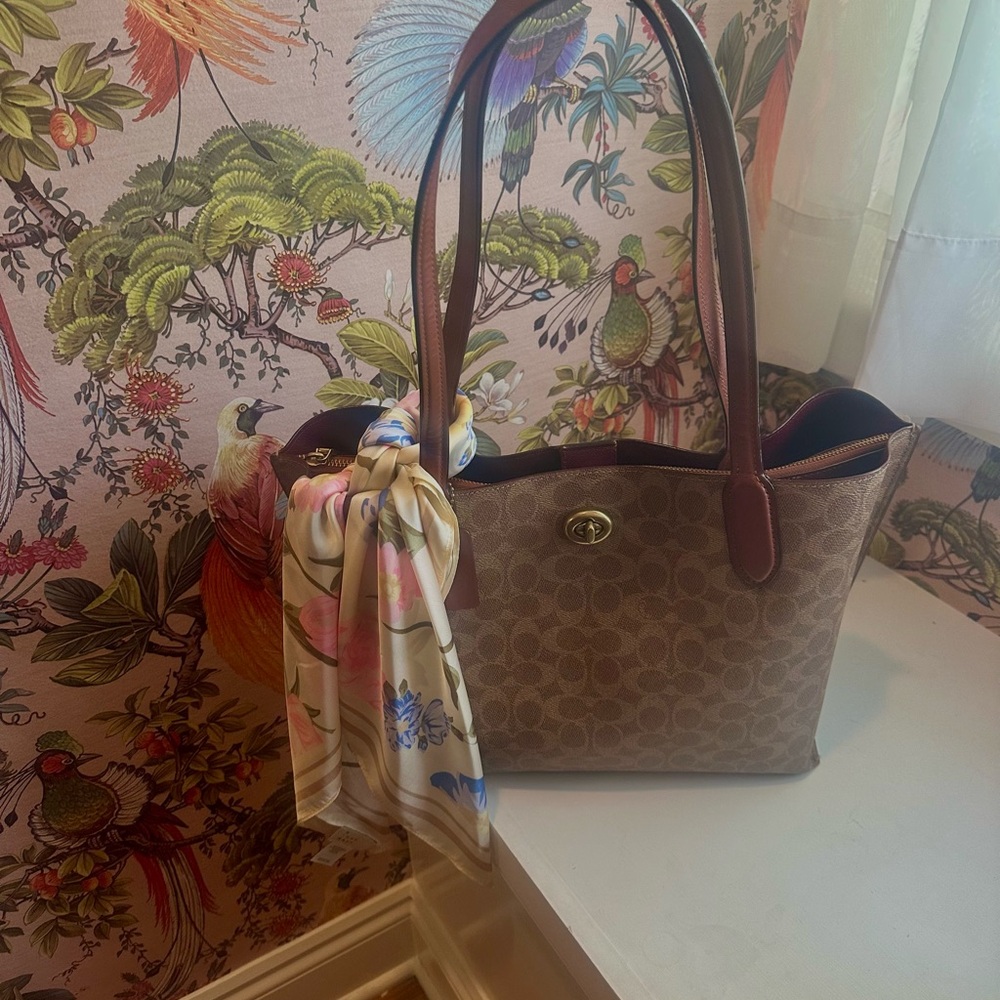 Coach Brown and Tan Women's Bag